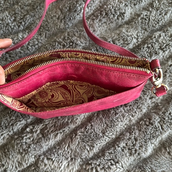 Hobo international,Pink Leather Crossbody Bag - Picture 9 of 16